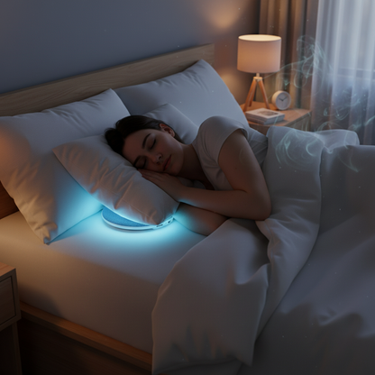 LunaVibe altavoz bajo almohada conducción ósea para dormir